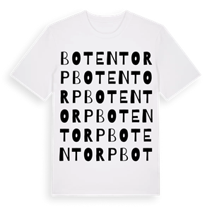 Botentorp ordlek t-shirt – ekologisk bomull t-shirt från Pinshirt