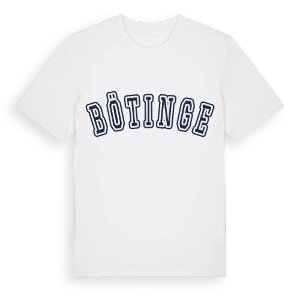 Bötinge college t-shirt – ekologisk bomull t-shirt från Pinshirt