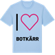Blue Soul t-shirt med Jag älskar Botkärr t-shirt stort tryck