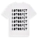 White t-shirt med Botorpet ordlek t-shirt