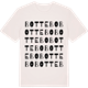Vintage White t-shirt med Bottebo ordlek t-shirt