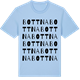 Blue Soul t-shirt med Bottna ordlek t-shirt