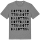 Mid Heather Gray t-shirt med Bottna ordlek t-shirt