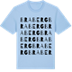 Blue Soul t-shirt med Braberg ordlek t-shirt