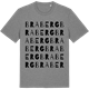 Mid Heather Gray t-shirt med Braberg ordlek t-shirt