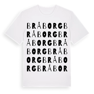 Bråborg ordlek t-shirt – ekologisk bomull t-shirt från Pinshirt
