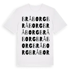 Bråborg ordlek t-shirt – ekologisk bomull t-shirt från Pinshirt