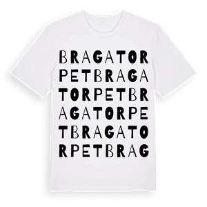 Bragatorpet ordlek t-shirt – ekologisk bomull t-shirt från Pinshirt