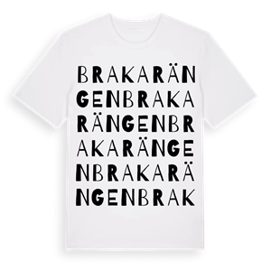 Brakarängen ordlek t-shirt – ekologisk bomull t-shirt från Pinshirt