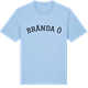 Blue Soul t-shirt med Brända ö böjd t-shirt