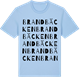 Blue Soul t-shirt med Brandbäcken ordlek t-shirt
