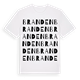 Branden ordlek t-shirt
