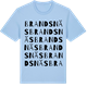 Blue Soul t-shirt med Brandsnäs ordlek t-shirt