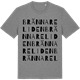 Mid Heather Gray t-shirt med Brännareliden ordlek t-shirt