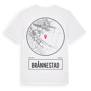 Brånnestad t-shirt – ekologisk bomull t-shirt från Pinshirt