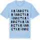 Blue Soul t-shirt med Brännet ordlek t-shirt