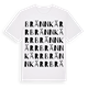 White t-shirt med Brännkärr ordlek t-shirt