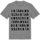 Mid Heather Gray t-shirt med Brännmossen ordlek t-shirt