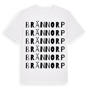 Brännorp ordlek t-shirt – ekologisk bomull t-shirt från PinShirt
