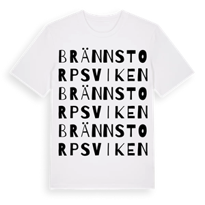 Brännstorpsviken ordlek t-shirt – ekologisk bomull t-shirt från Pinshirt