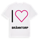 Jag älskar Bränntorp t-shirt stort tryck
