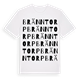 Bränntorp ordlek t-shirt