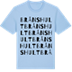 Blue Soul t-shirt med Brånshult ordlek t-shirt