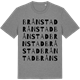 Mid Heather Gray t-shirt med Brånstad ordlek t-shirt