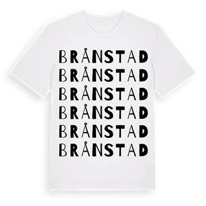 Brånstad ordlek t-shirt – ekologisk bomull t-shirt från Pinshirt