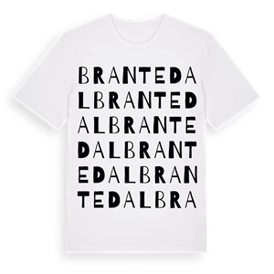 Brantedal ordlek t-shirt – ekologisk bomull t-shirt från PinShirt