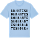 Blue Soul t-shirt med Brantesbo ordlek t-shirt