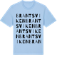 Blue Soul t-shirt med Brantsviken ordlek t-shirt