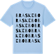 Blue Soul t-shirt med Braskebo ordlek t-shirt