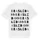 Braskedamm ordlek t-shirt