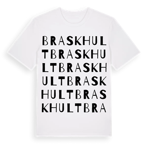 Braskhult ordlek t-shirt – ekologisk bomull t-shirt från PinShirt