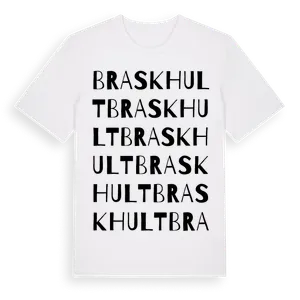 Braskhult ordlek t-shirt – ekologisk bomull t-shirt från Pinshirt