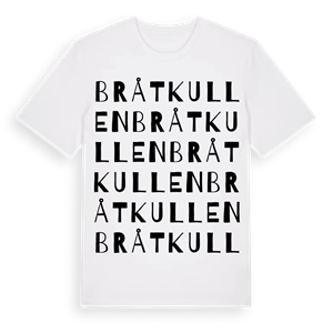 Bråtkullen ordlek t-shirt – ekologisk bomull t-shirt från Pinshirt