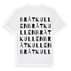 Bråtkullen ordlek t-shirt