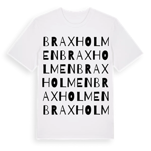 Braxholmen ordlek t-shirt – ekologisk bomull t-shirt från Pinshirt