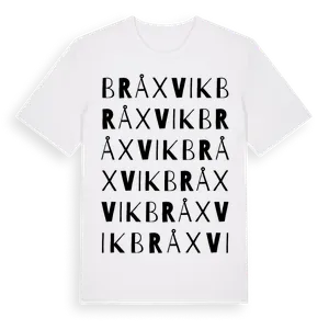 Bråxvik ordlek t-shirt – ekologisk bomull t-shirt från Pinshirt