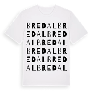 Bredal ordlek t-shirt – ekologisk bomull t-shirt från Pinshirt