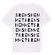 Bremshemmet ordlek t-shirt