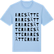 Blue Soul t-shirt med Bresätter ordlek t-shirt
