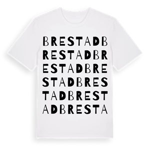 Brestad ordlek t-shirt – ekologisk bomull t-shirt från Pinshirt