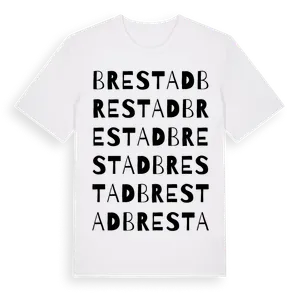 Brestad ordlek t-shirt – ekologisk bomull t-shirt från Pinshirt