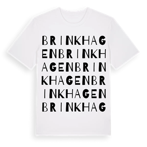 Brinkhagen ordlek t-shirt – ekologisk bomull t-shirt från Pinshirt