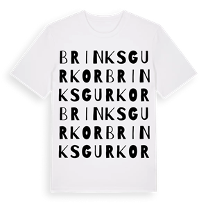 Brinks Gurkor ordlek t-shirt – ekologisk bomull t-shirt från Pinshirt