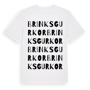 Brinks Gurkor ordlek t-shirt – ekologisk bomull t-shirt från Pinshirt