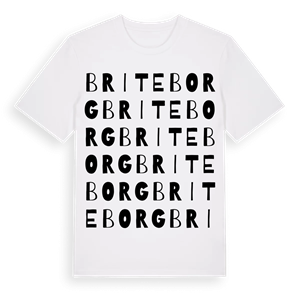 Briteborg ordlek t-shirt – ekologisk bomull t-shirt från Pinshirt