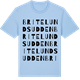 Blue Soul t-shirt med Britelundsudden ordlek t-shirt